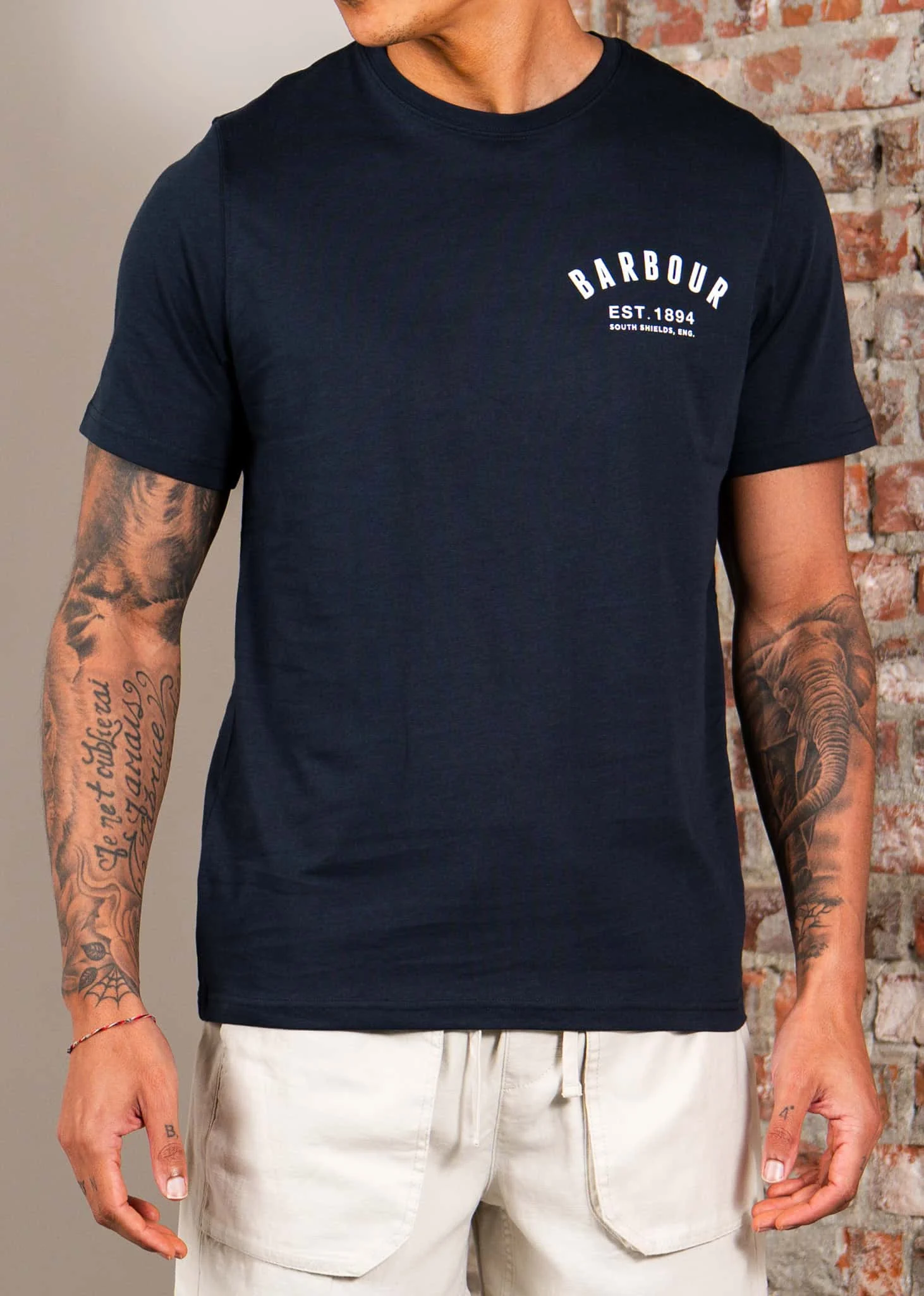 Barbour preppy t-shirt - new navy