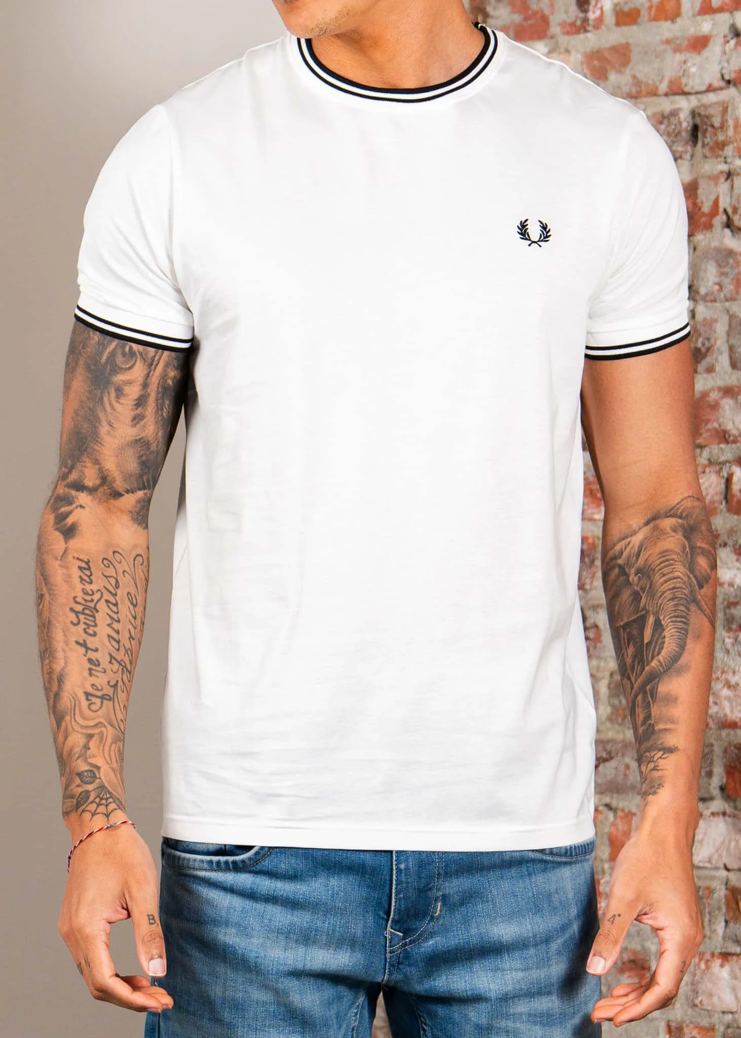 Twin tipped t-shirt - white