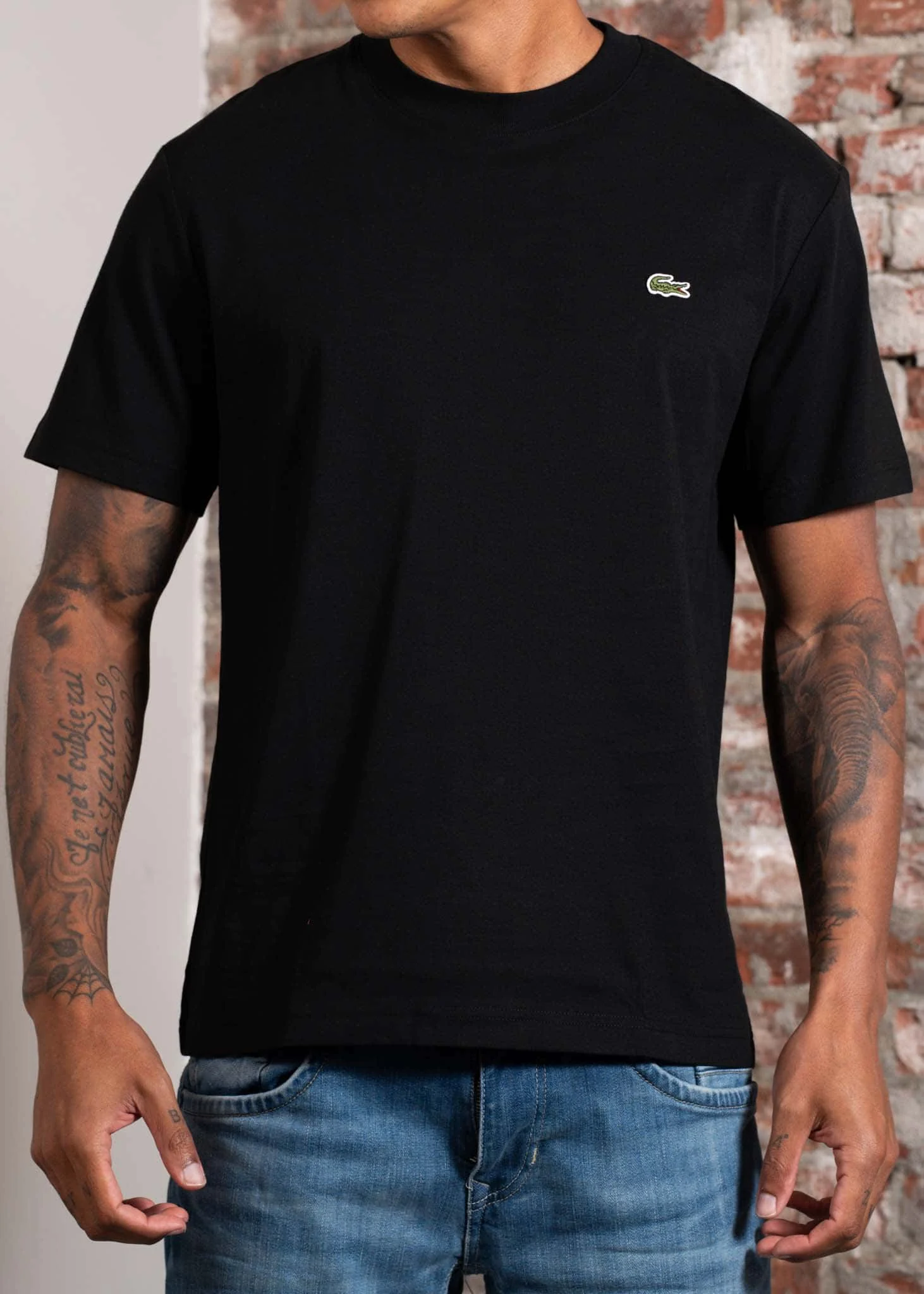 Men tee shirt - black