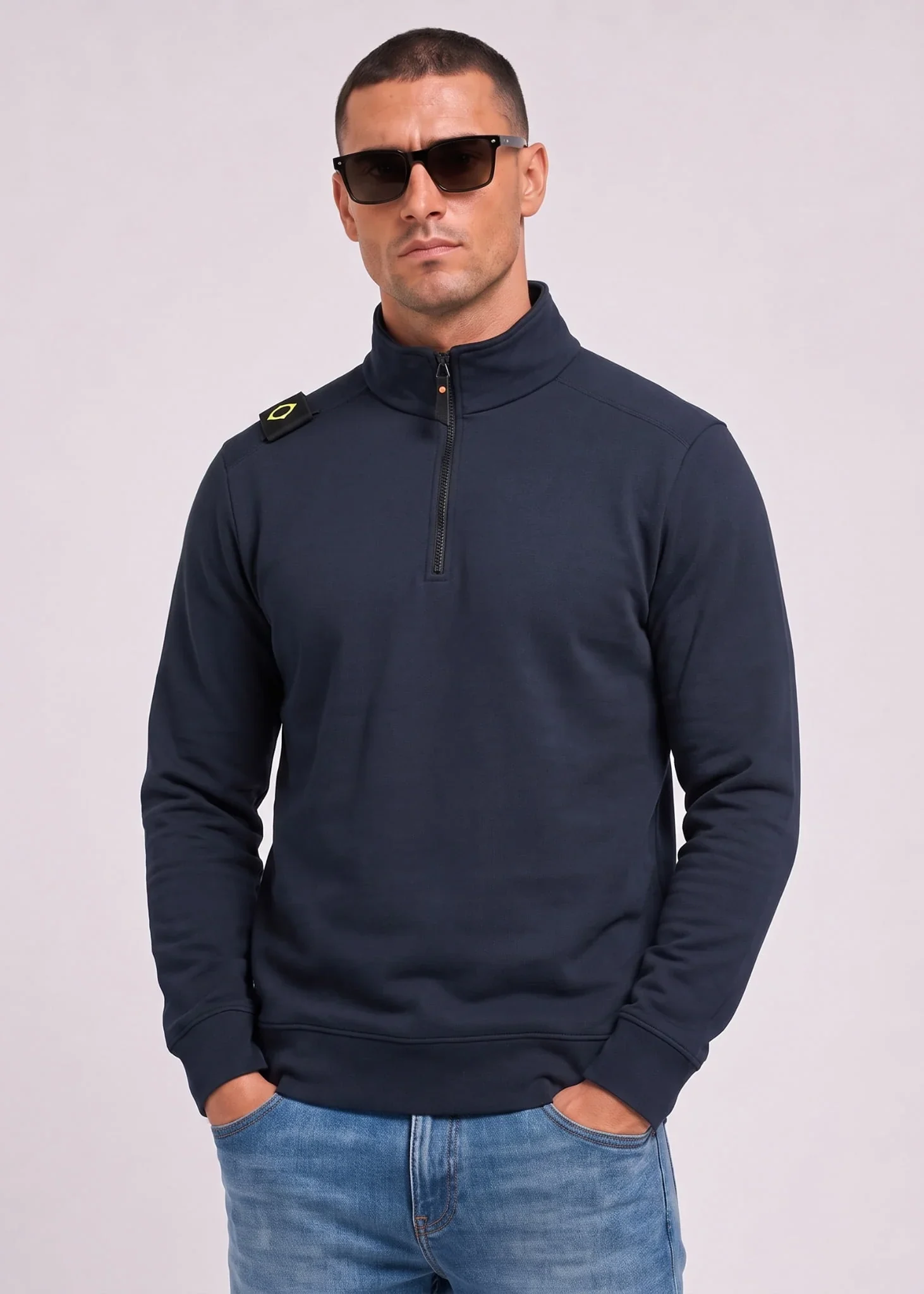 Training quarter zip sweatshirt - ink navy