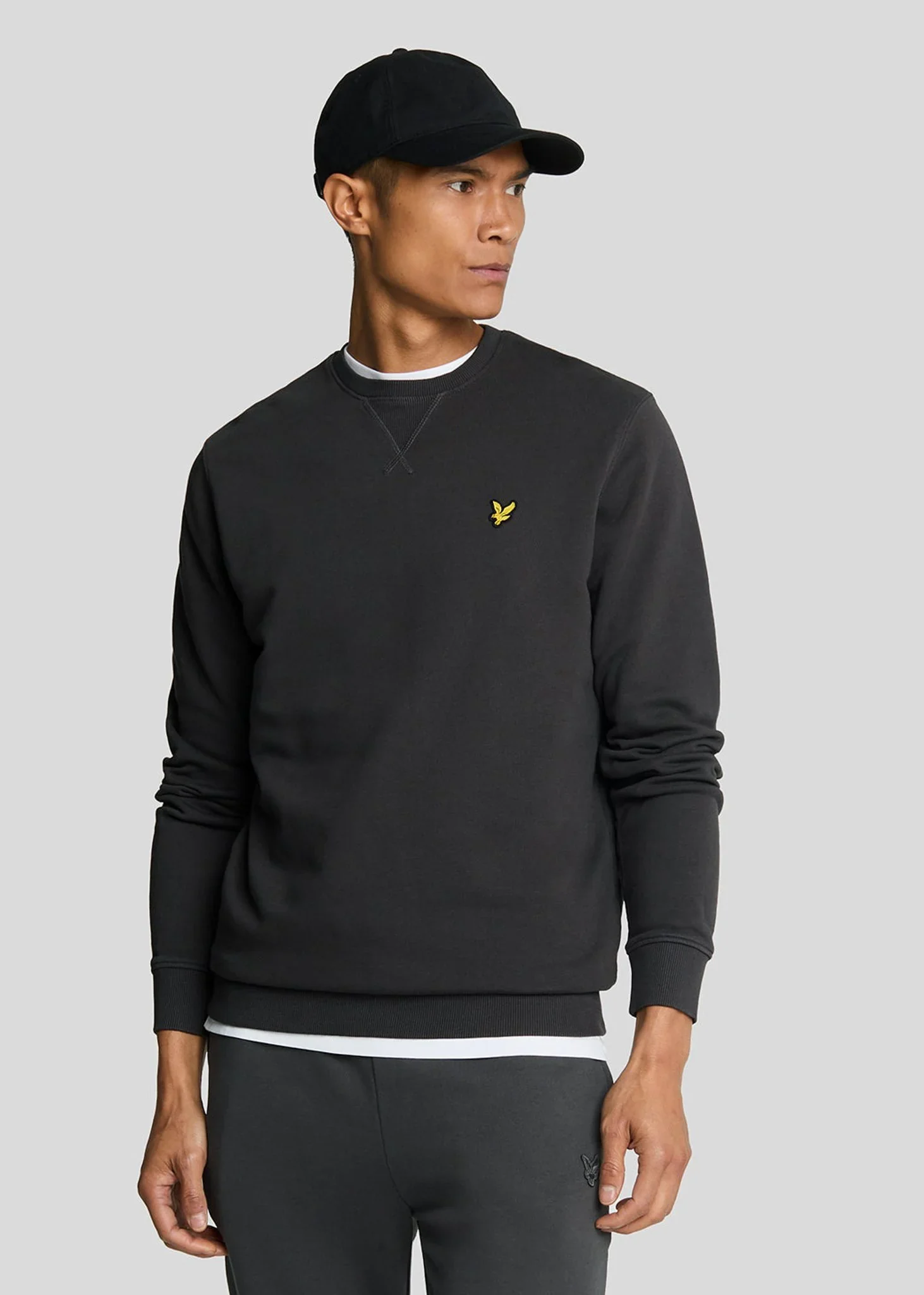 Crew neck sweatshirt - gunmetal