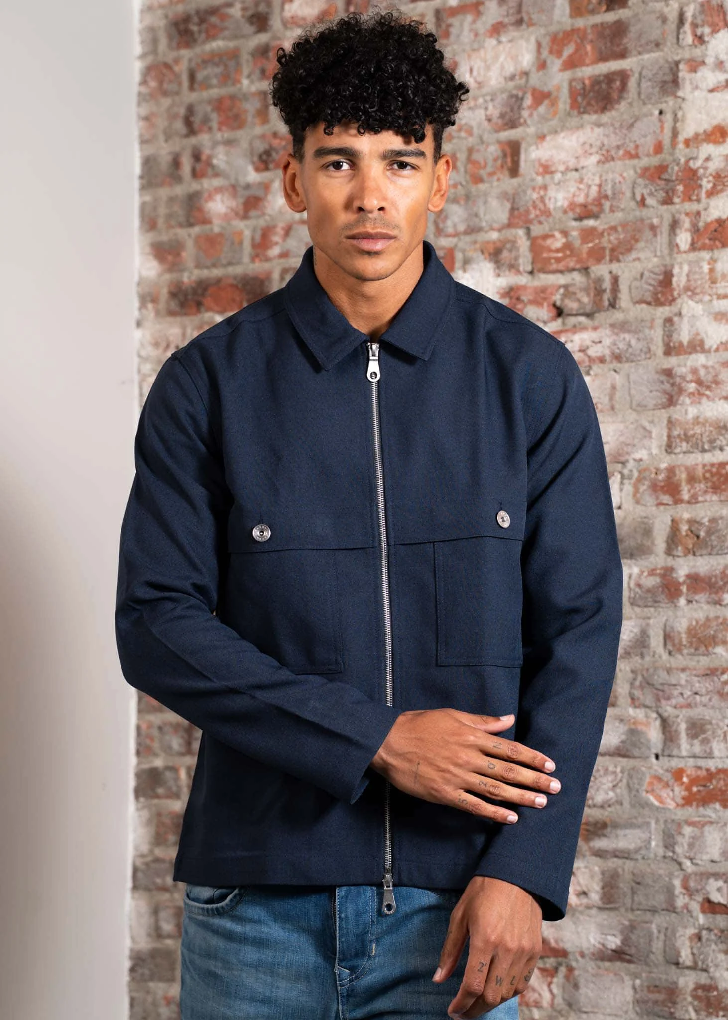 Sonny overshirts - ink navy