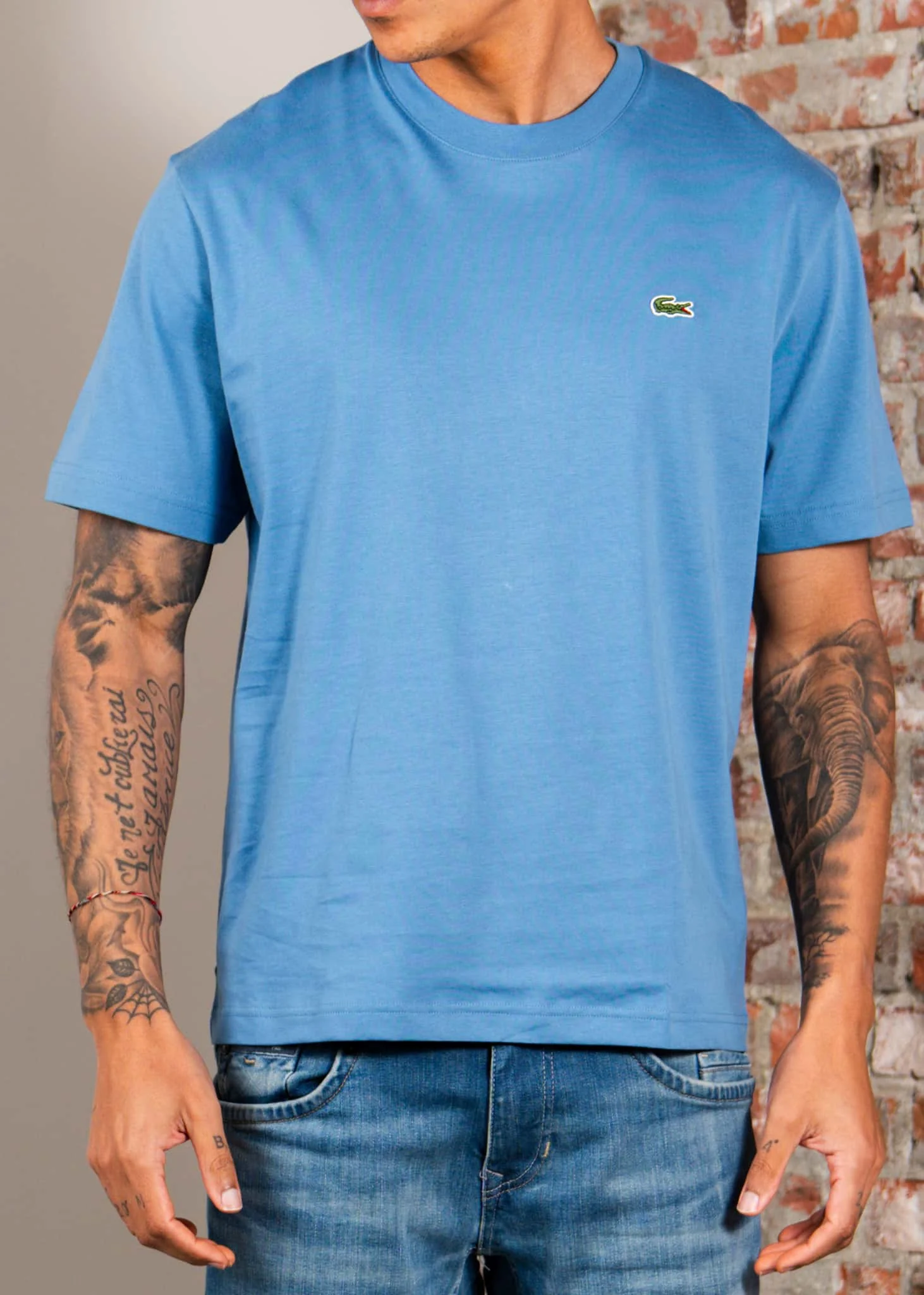 Cotton t-shirt - abyss blue