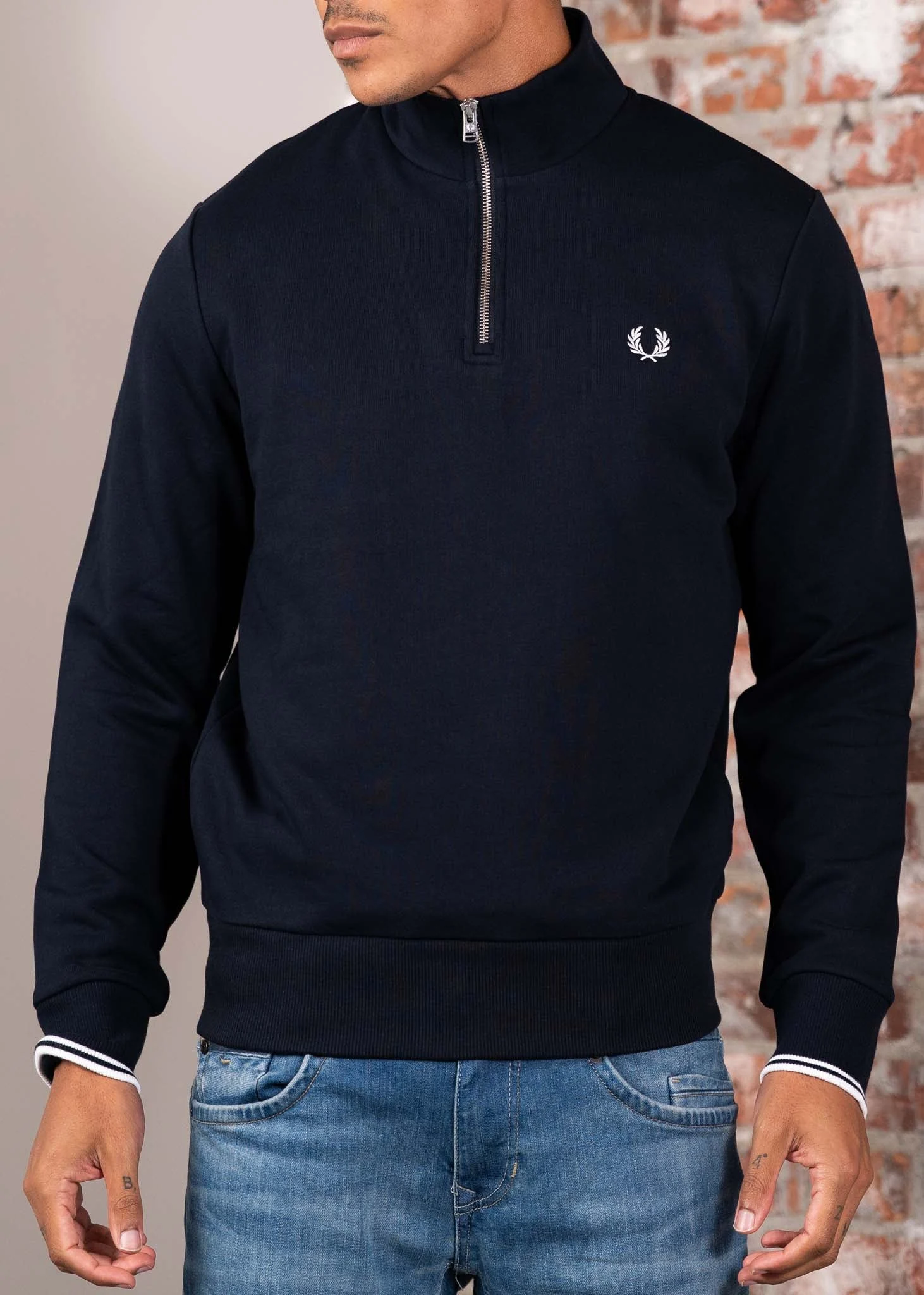 Half zip sweatshirt - navy