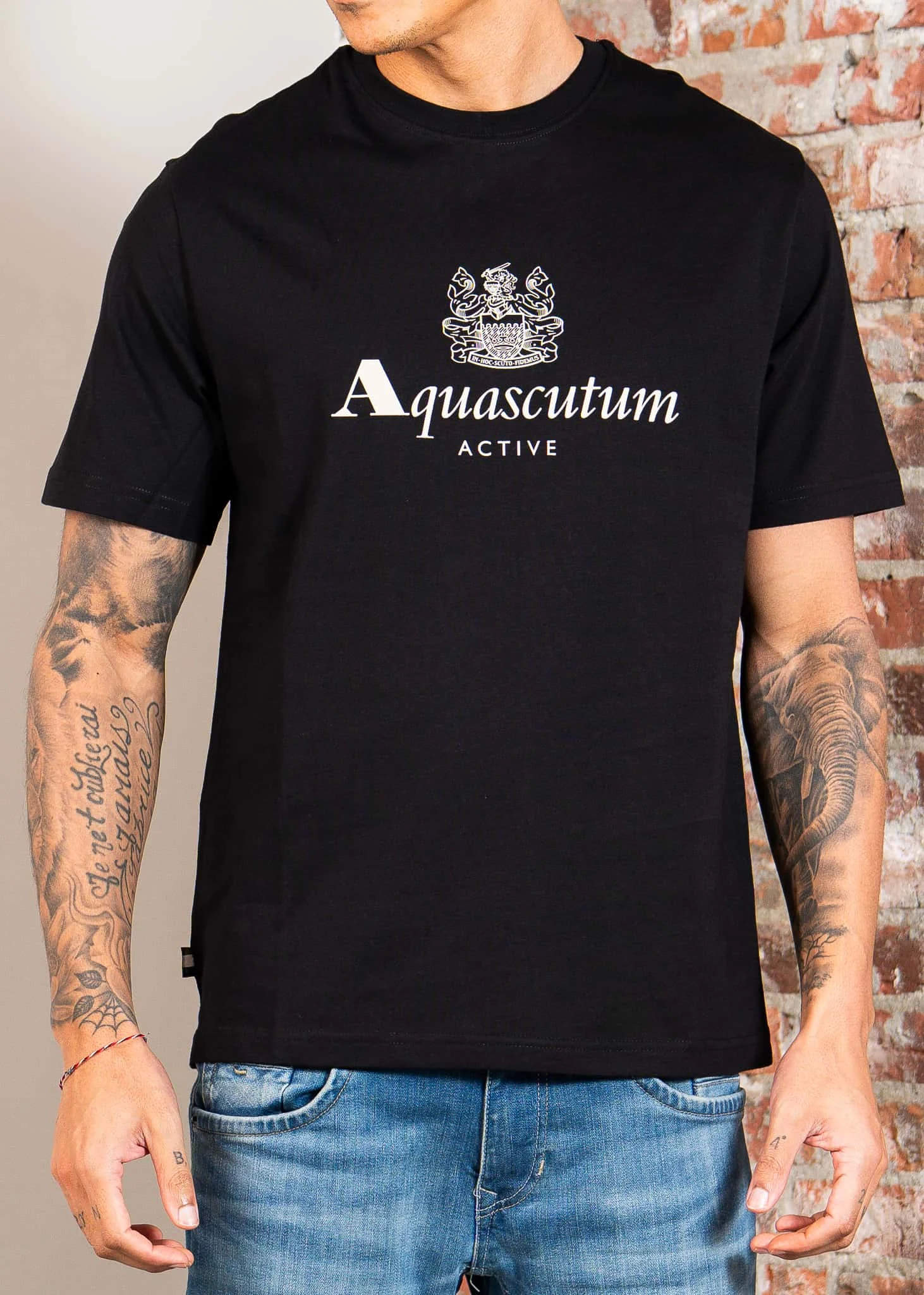 Big logo t-shirt - black