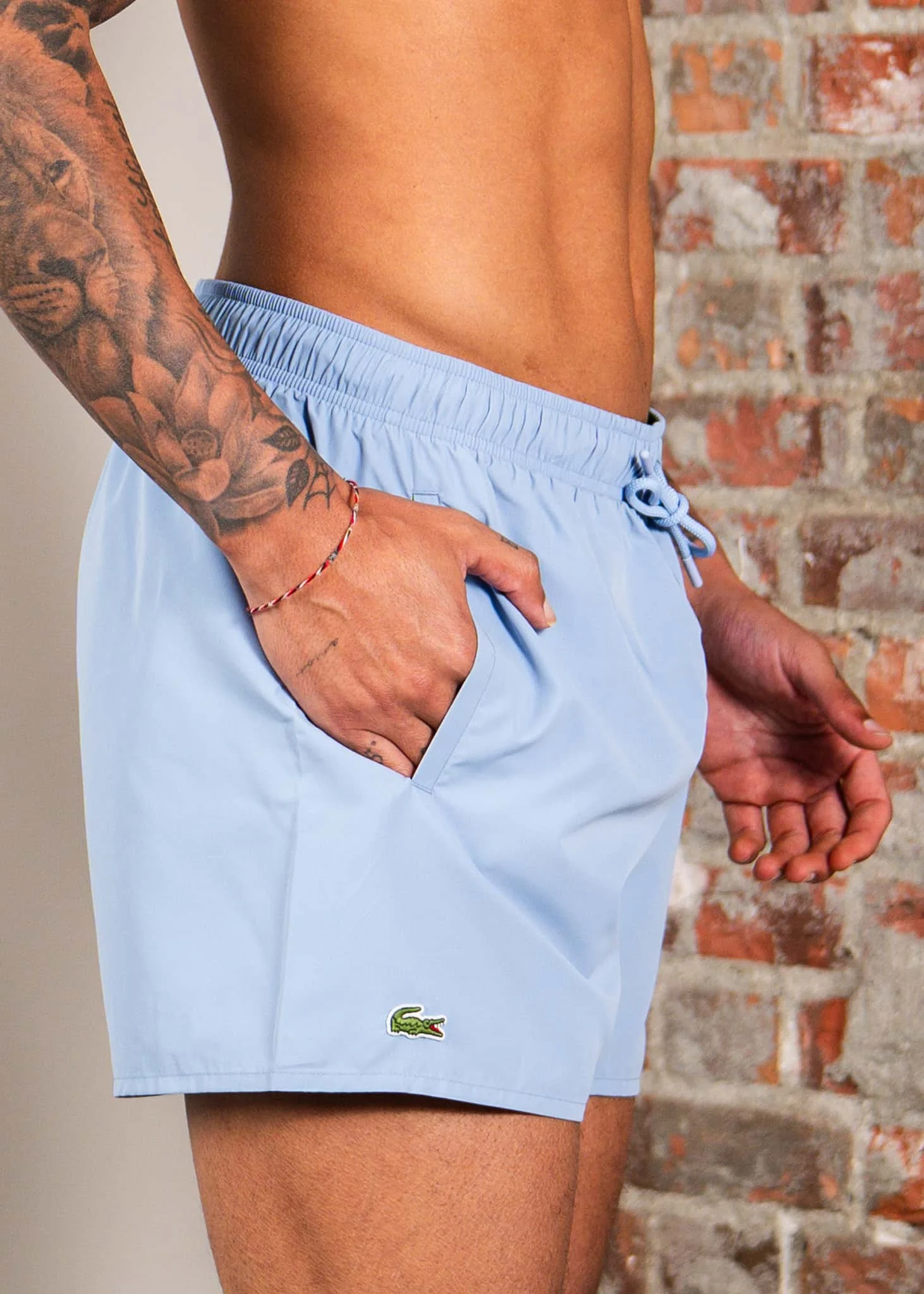 Short quick dry swim trunks - aphylla green