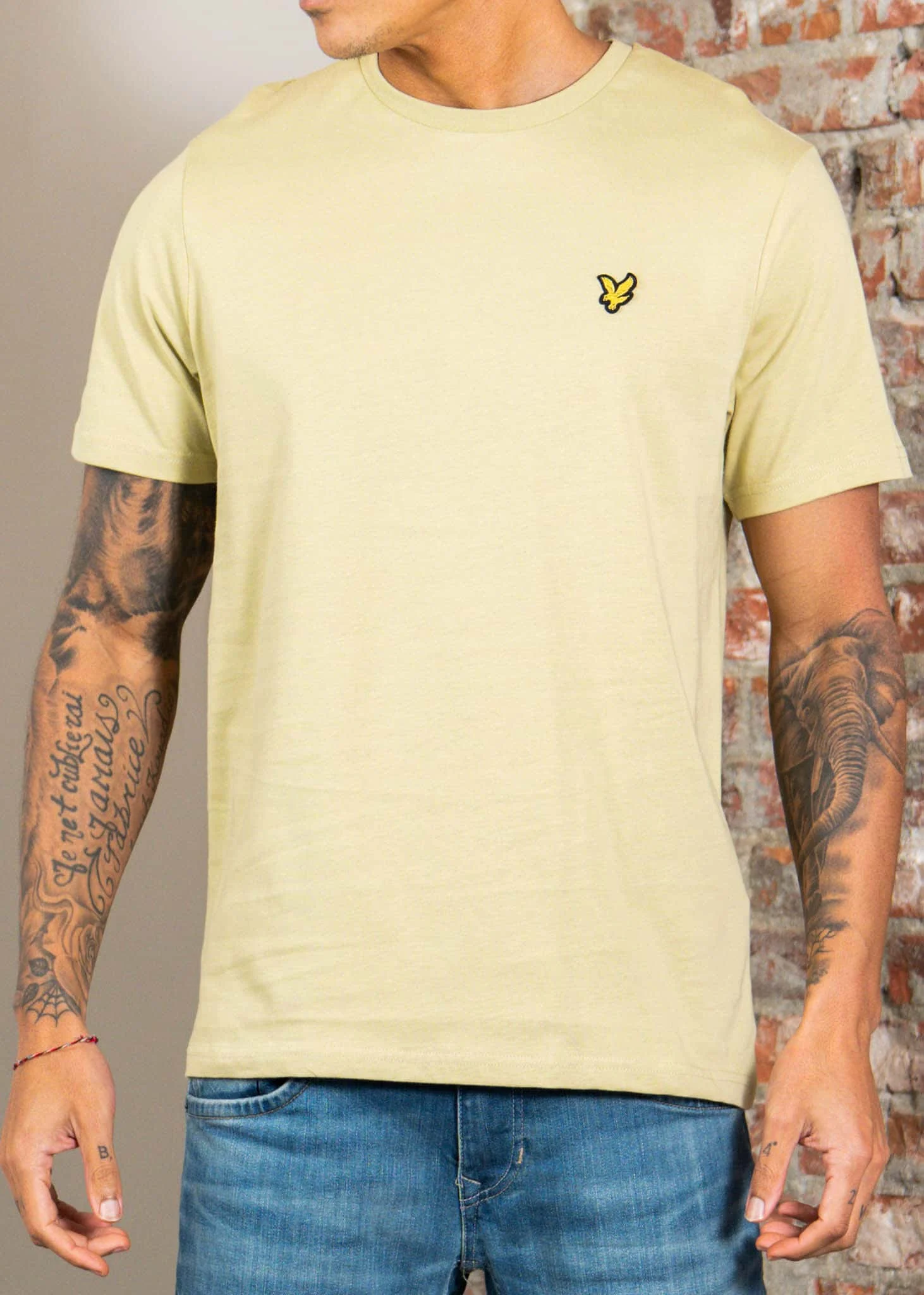 Plain t-shirt - herb green