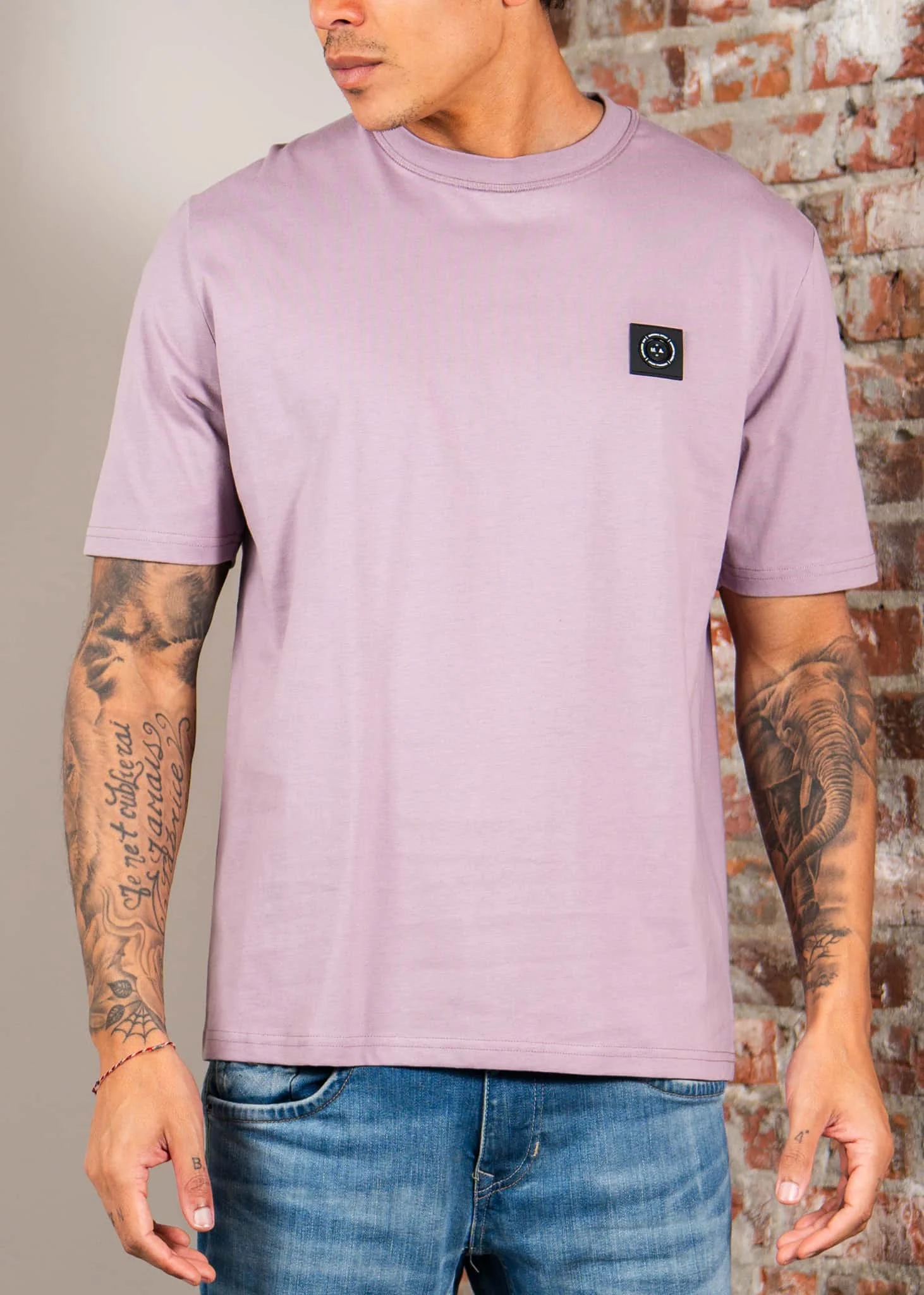 Siren t-shirt - dark rose