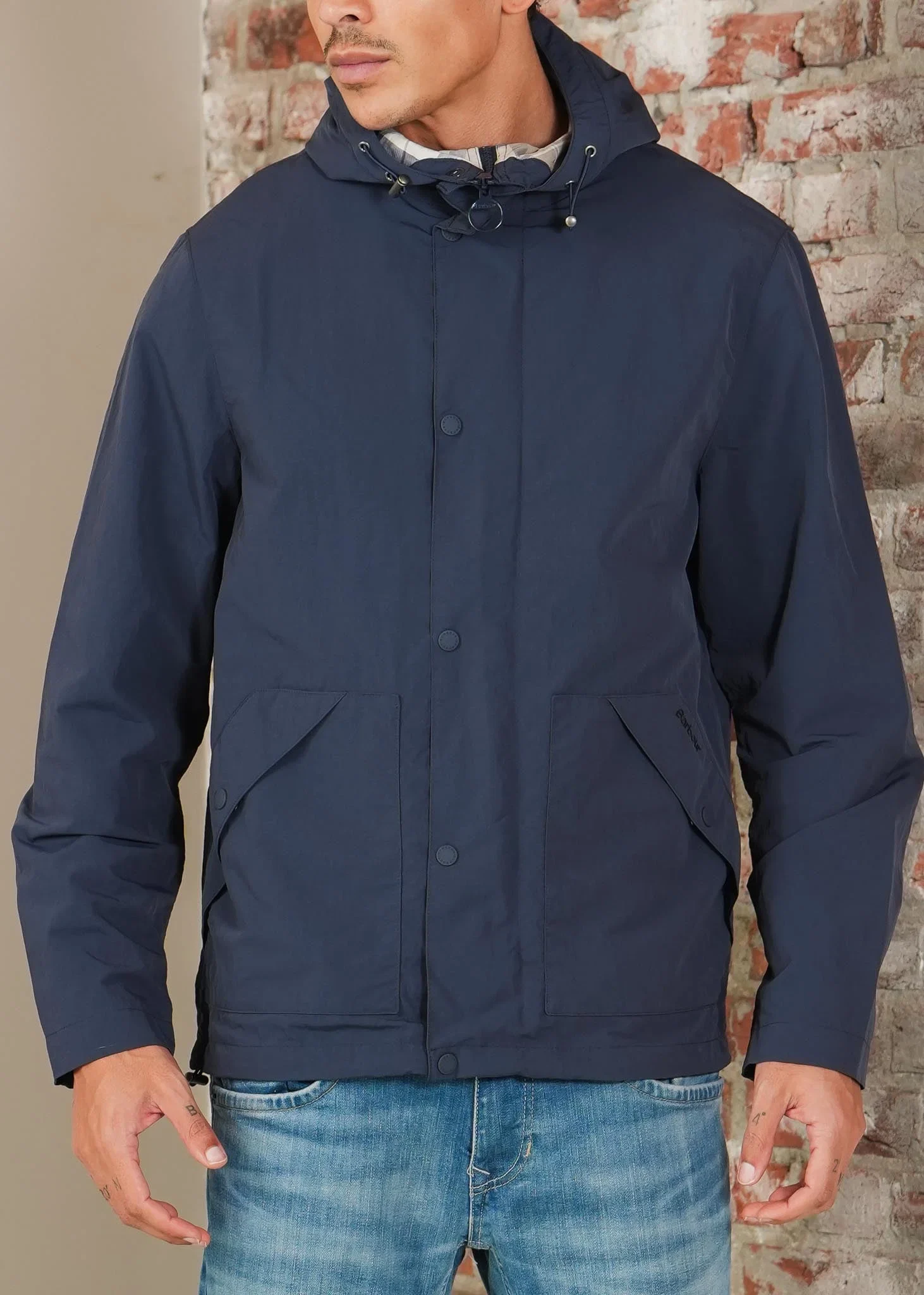 Barbour baywick showerproof jacket - navy