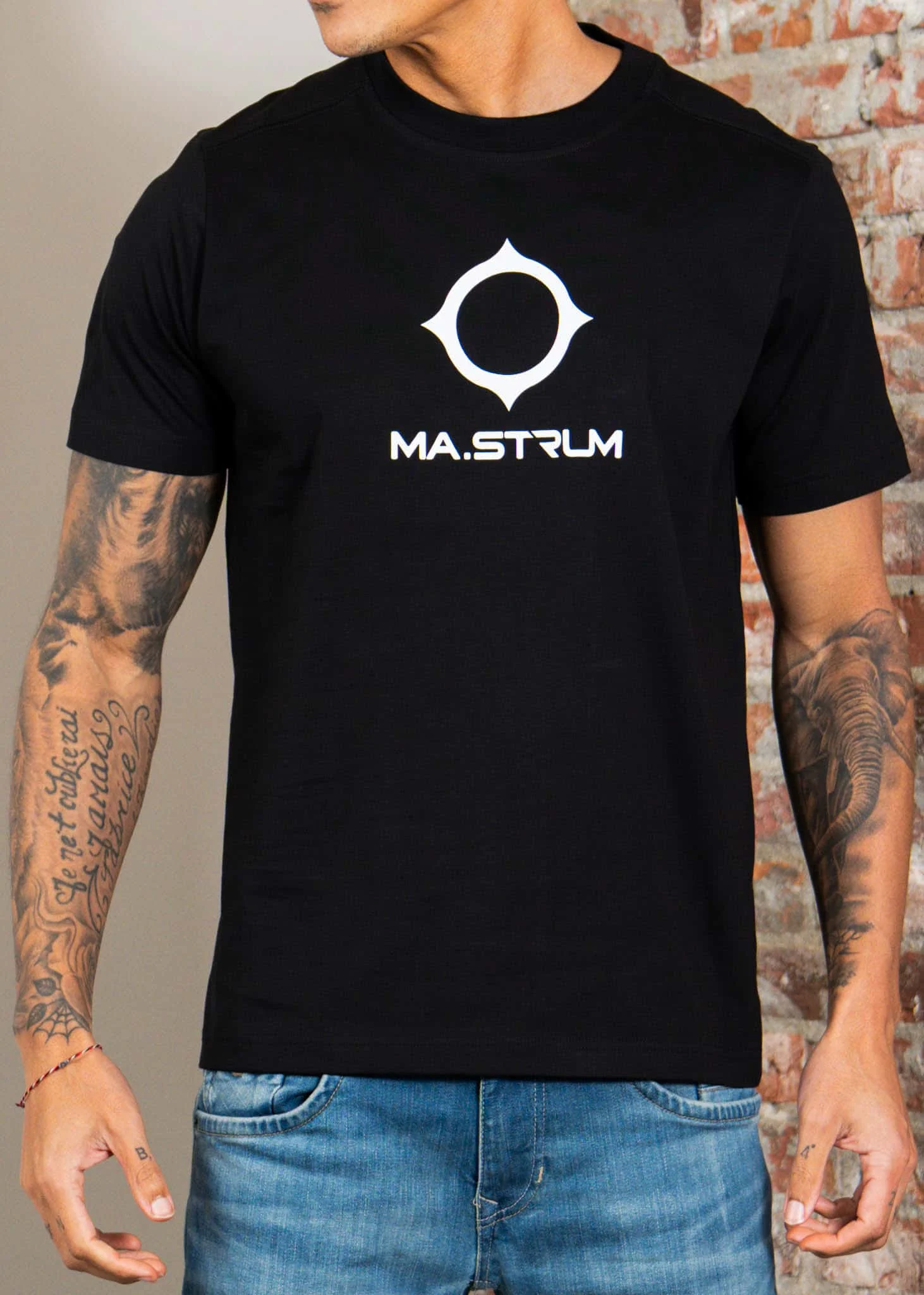 Beam logo tee - jet black